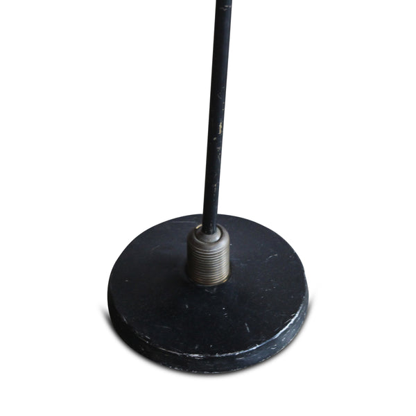 Vintage Iron Pivoting Floor Lamp with Diablo Shade