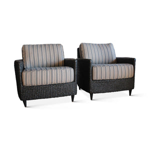 Vintage Pair of Woven Seagrass Armchairs