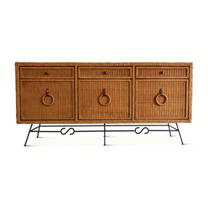 Wicker Credenza