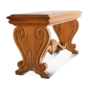 Vintage Pair of Baroque Style Console Tables, France, 1930s. Sold Individually.