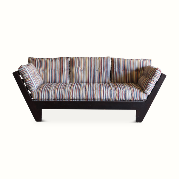 Antique Arts & Crafts Style Oak Sofa