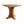 Pine bistro table with square tabletop and turned pedestal legs, light brown wood.