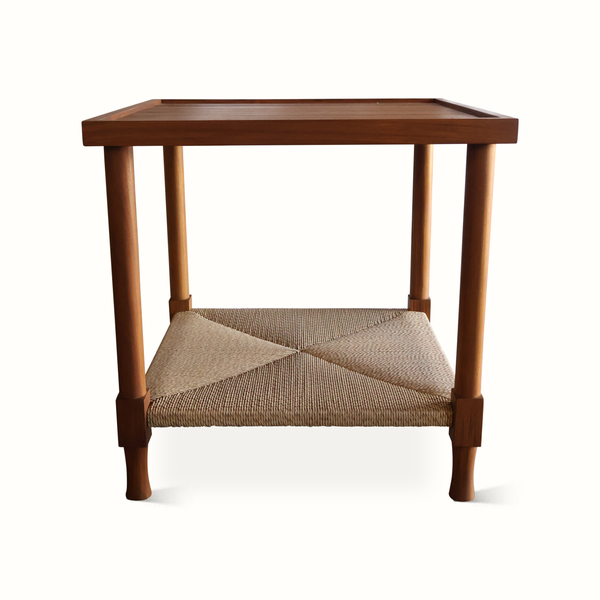 Indoor/Outdoor Athletic Club Square Side Table