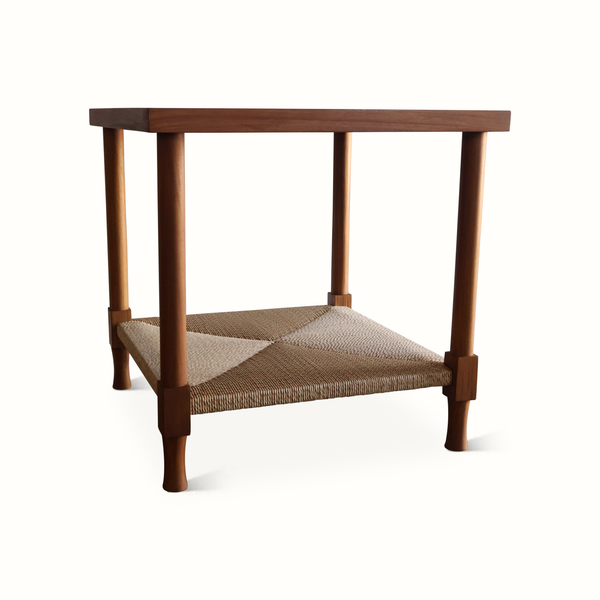 Indoor/Outdoor Athletic Club Square Side Table