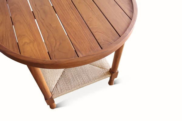 Indoor/Outdoor Athletic Club Round Side Table