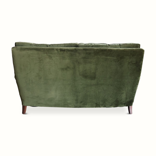 Pair of 1940s Green Velvet French Sofas