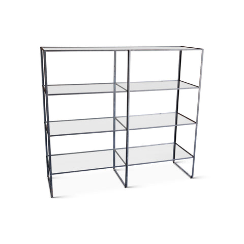 Iron and Glass Etagere by Frederick Wienberg