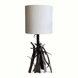 Brutalist Metal Lamp
