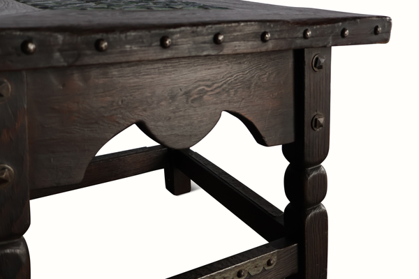 Monterey Style Oak & Tile Table