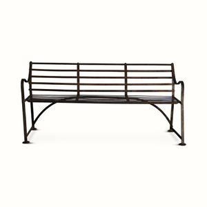 Antique Iron Garden Bench