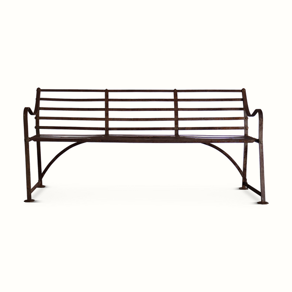 Antique Iron Garden Bench