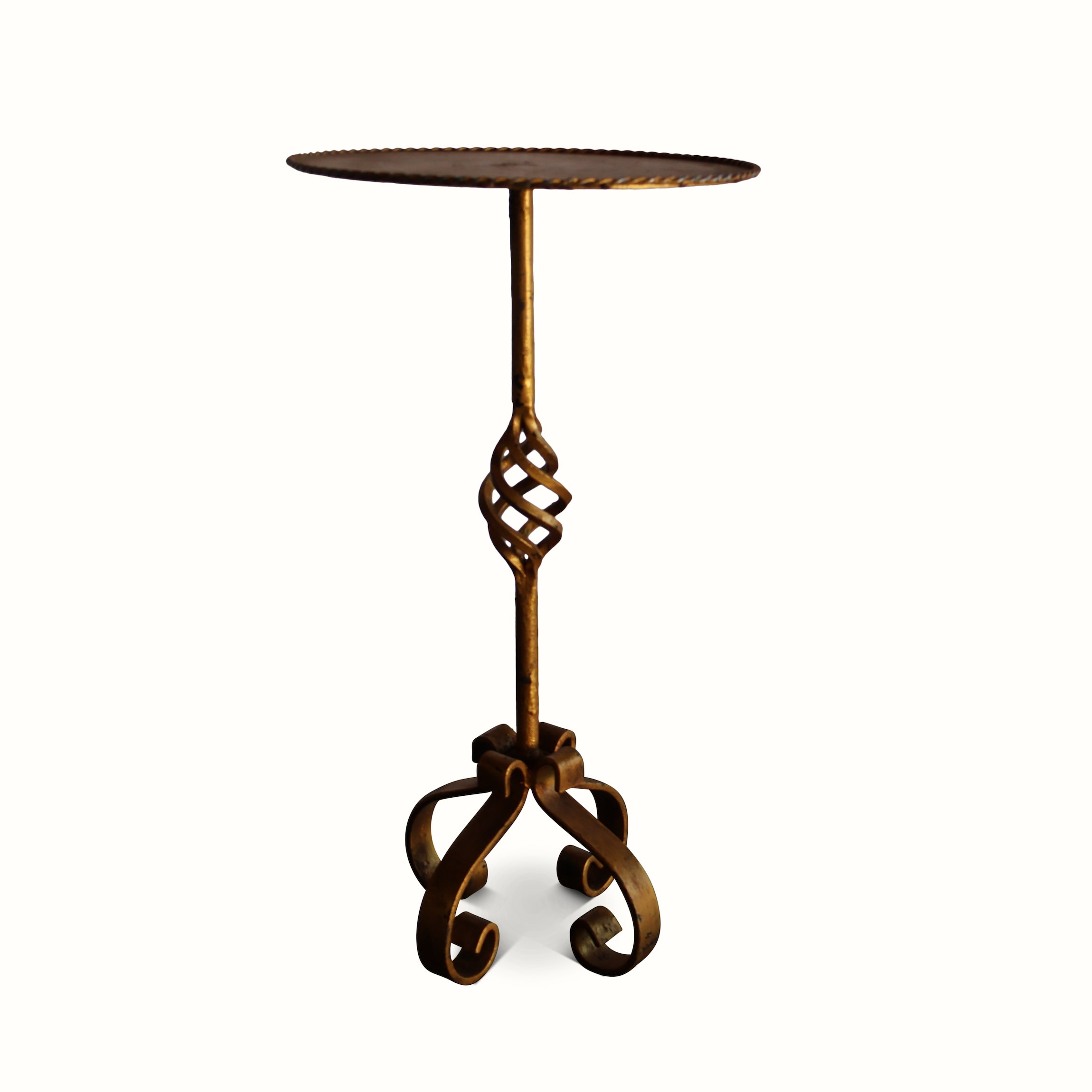 Gilt Iron Gueridon Table
