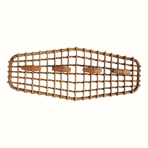 Olaf Von Bohr Bamboo & Rattan Coat Rack Hanger