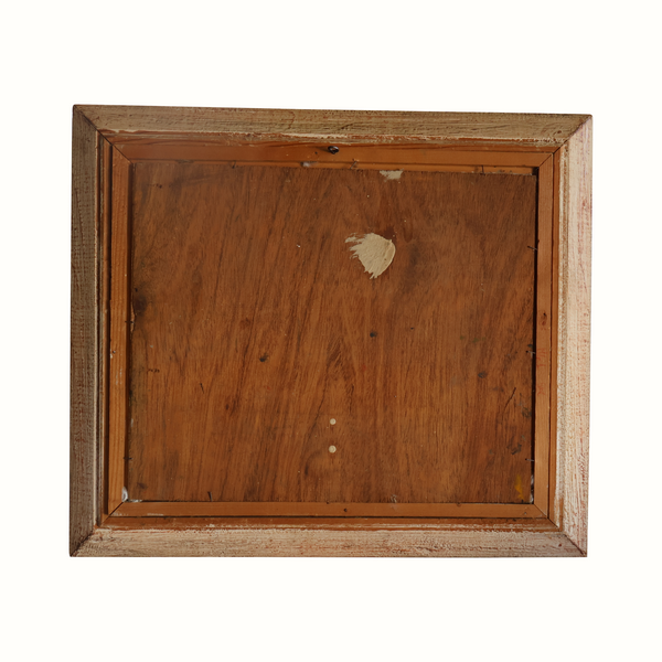 Antique Garden Oil Painting