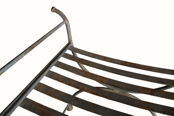 Pair of Wrought Iron Garden Stools