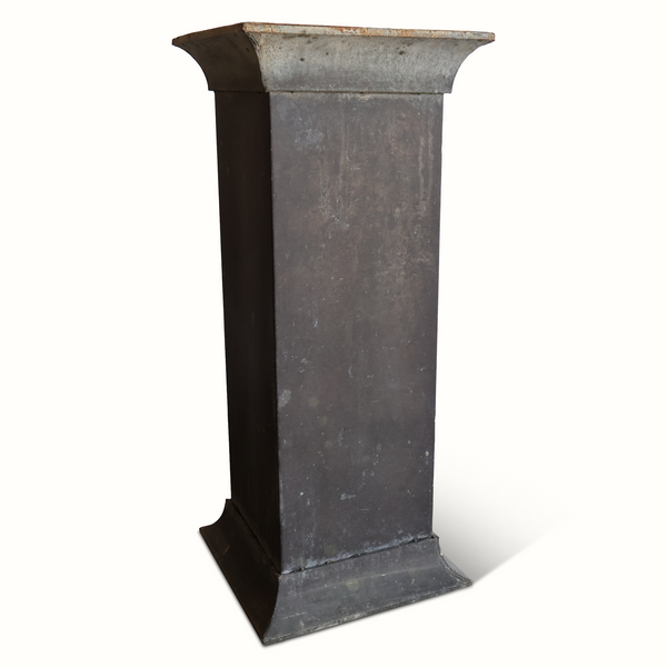 Antique French Zinc Pedestal