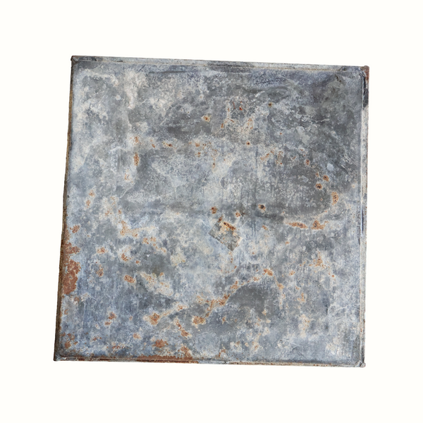 Antique French Zinc Pedestal