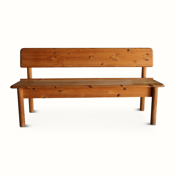 Danish Pine Storage Bench