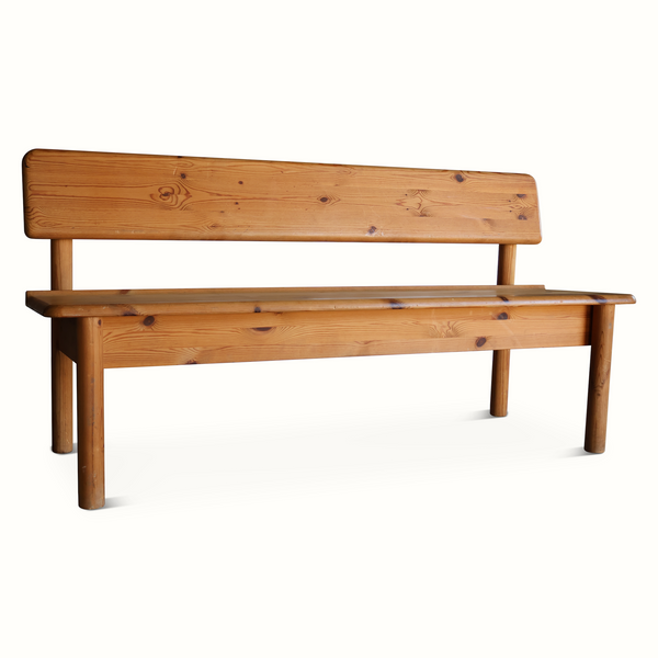 Danish Pine Storage Bench