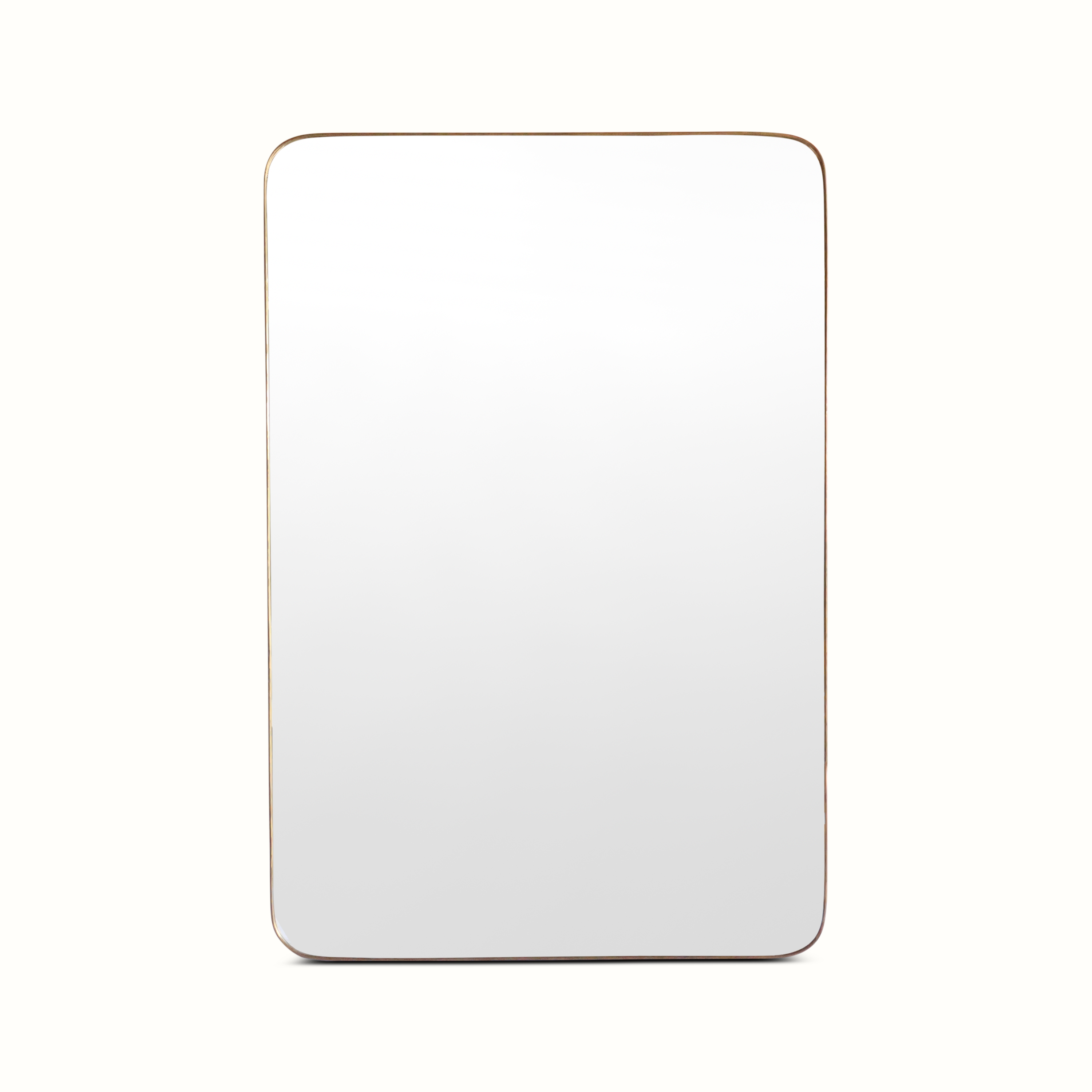 Pair of Brass Framed Wall Mirrors