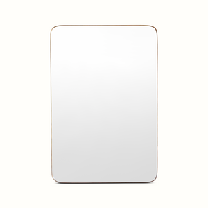 Pair of Brass Framed Wall Mirrors