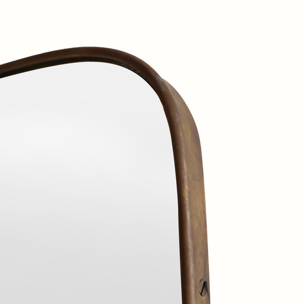 Pair of Brass Framed Wall Mirrors