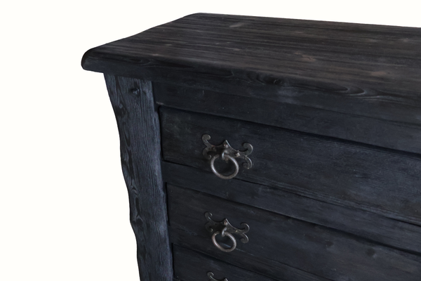 Ebonized Oak Chest of Drawers