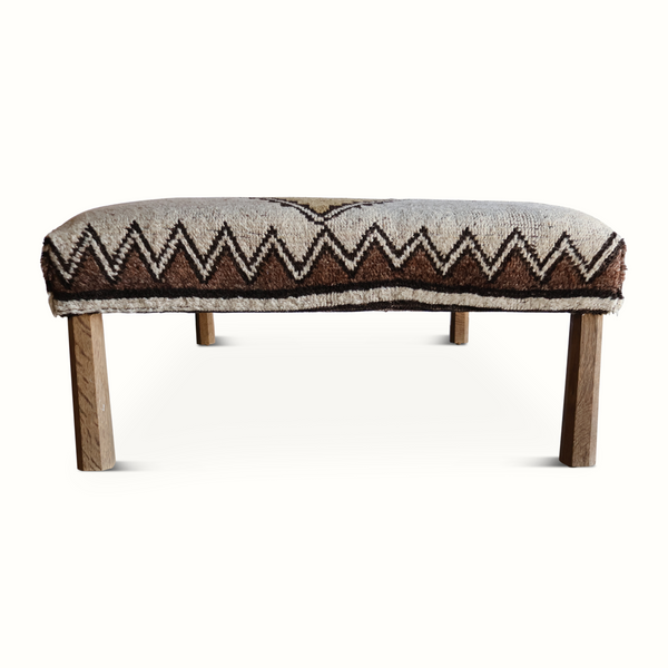 Moroccan Rug Ottoman