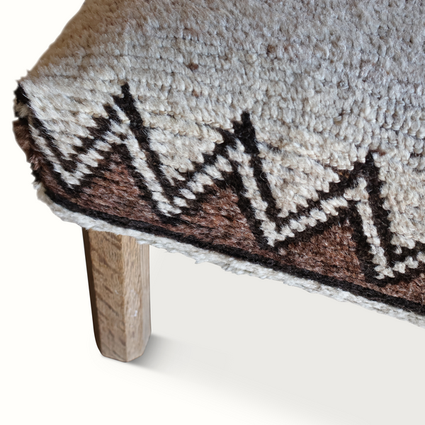 Moroccan Rug Ottoman