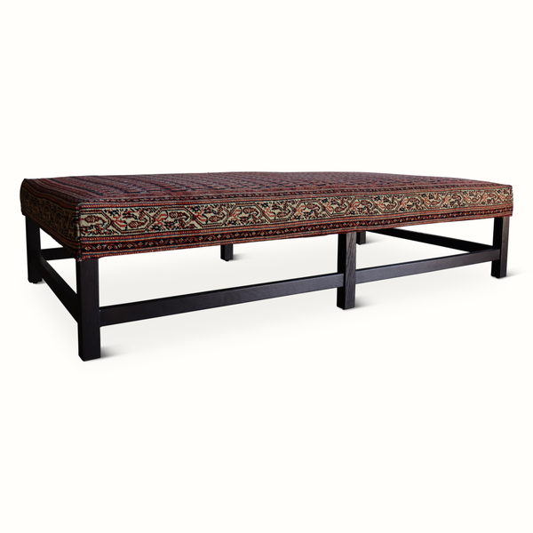 Lexington Ottoman in Vintage Persian Carpet