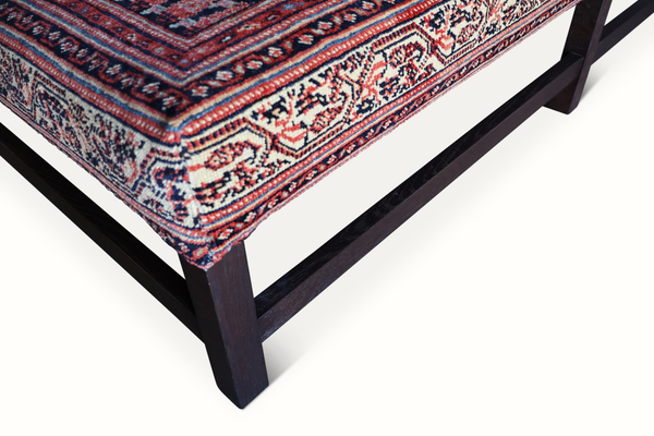 Lexington Ottoman in Vintage Persian Carpet