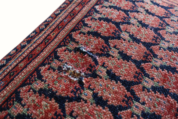 Lexington Ottoman in Vintage Persian Carpet