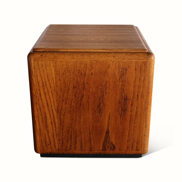 Lou Hodges Oak Cube Table