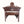 Antique Syrian carved and inlaid bench side profile with ornate crest and openwork center