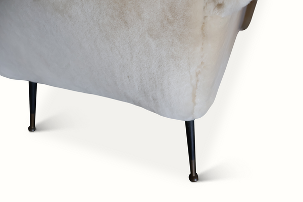 Pair of Sheepskin Armchairs