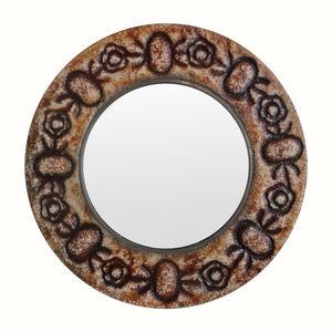 French Ceramic Mirror
