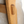 Oak armchair corner and rounded handle with light sheepskin upholstery