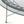 Green slatted patio table edge with curved frame and cross support bars