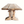 Weathered farm table with large rectangular top and sculpted pedestal legs