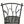 Faux-bois metal side chair with arched branch back and slatted seat, bird accents