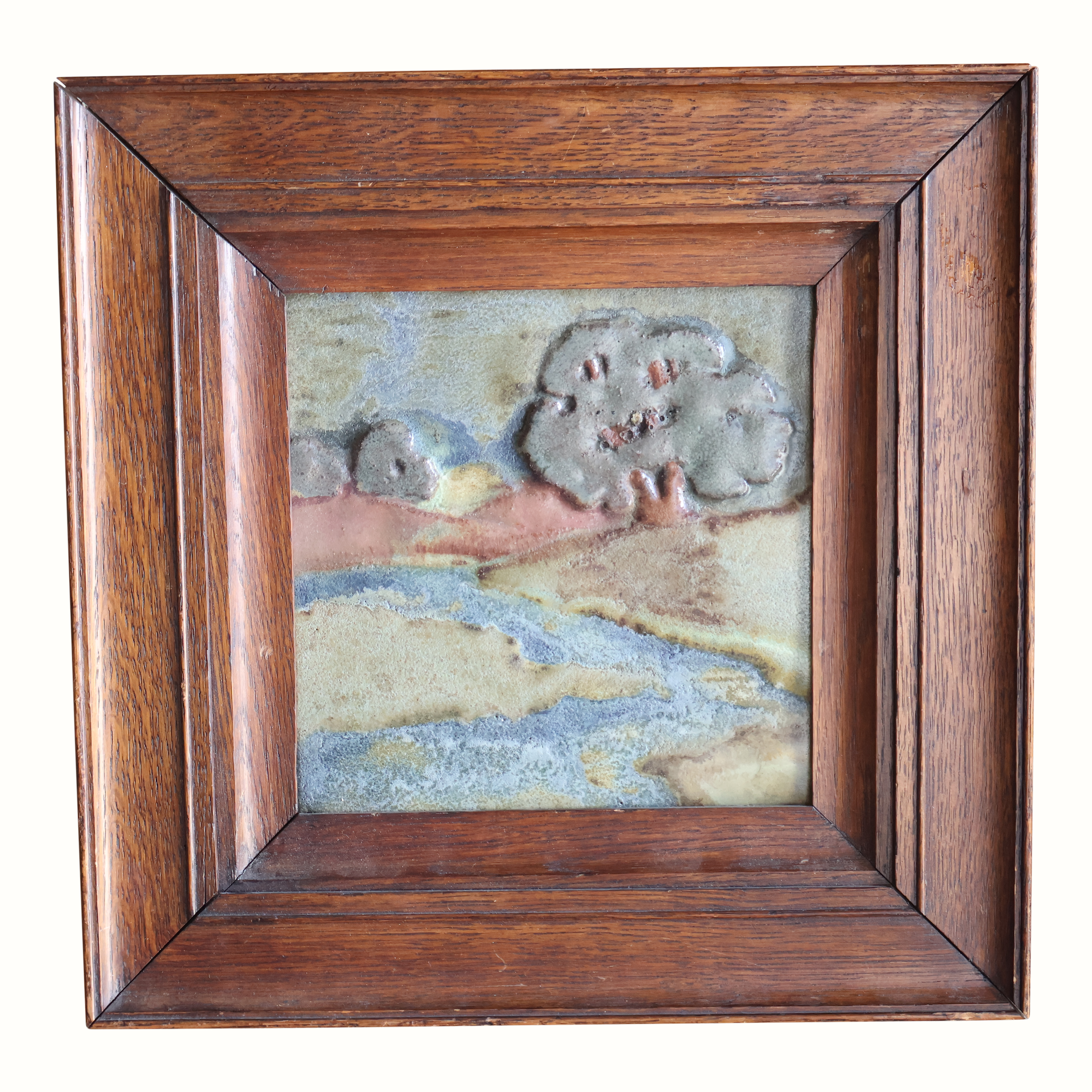 Laird Plumleigh Scenic Landscape Pottery Tile