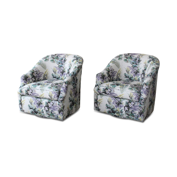 Montana Swivel Chairs in Tulu Madame Farfalla Lavender