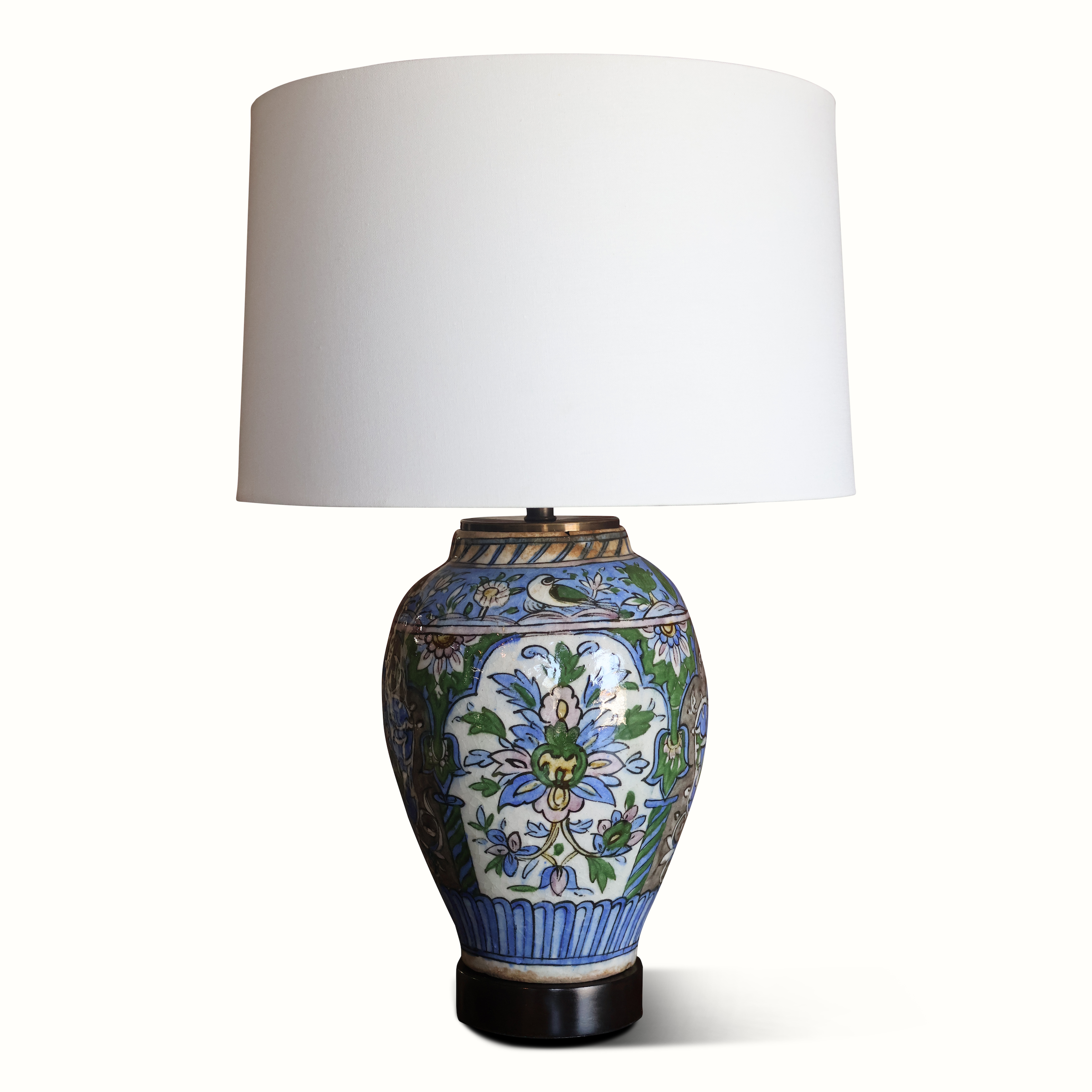 Persian Vase Pottery Lamp