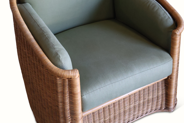 Pair of 1970s Italian Wicker Chairs
