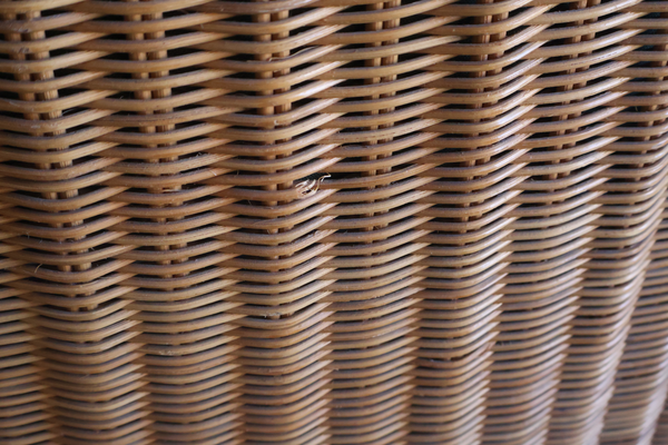 Pair of 1970s Italian Wicker Chairs