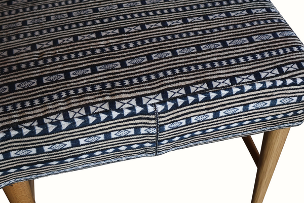 Pair of Madison Stools in a Vintage Moroccan Wool Fabric