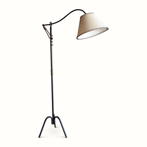 Iron Floor Lamp Attributed to Jacques Adnet