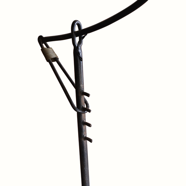 Iron Floor Lamp Attributed to Jacques Adnet