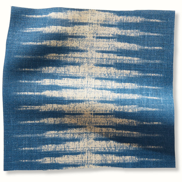 Peter Dunham Textiles Ikat in Indigo Pillow