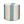Cylindrical indoor pouf, beige with blue-green stripe and fringe trim